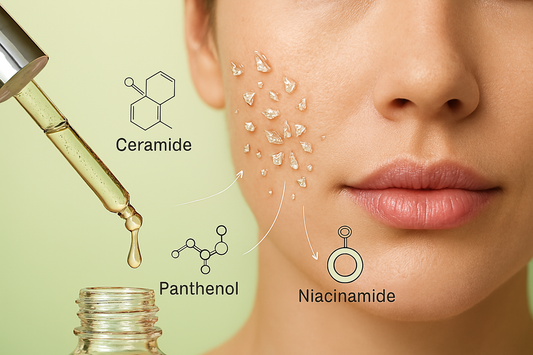 Strengthen and soothe sensitive skin with barrier repair serums powered by ceramides and niacinamide for lasting hydration and protection.