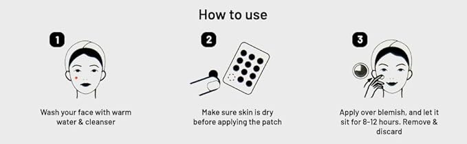 Celavi Acne Spot Treatment Hydrocolloid Patch (Acne Treatment, 48 Count)