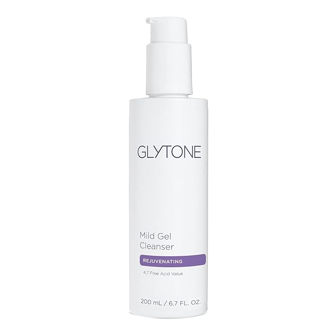 Glytone Mild Gel Cleanser - Exfoliating Face Wash for Normal to Combination Skin - With 4.7% Pure Glycolic Acid - Vegan & Fragrance-Free - 6.7 fl. oz.