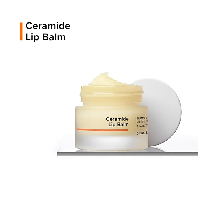 Minimalist Ceramide Lip Balm | With Hyaluronic Acid to Hydrate & Repair Chapped Lips | Provides Protection from the Sun | 0.28 Oz / 8 gm