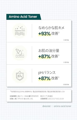 Amino Acid Toner 5.07 Fl Oz, Amino Acid Solution & Bio AHA for Gentle Exfoliation, Hydrating & pH-Balancing Facial Toner, Smooth & Radiant Skin, Korean Skincare