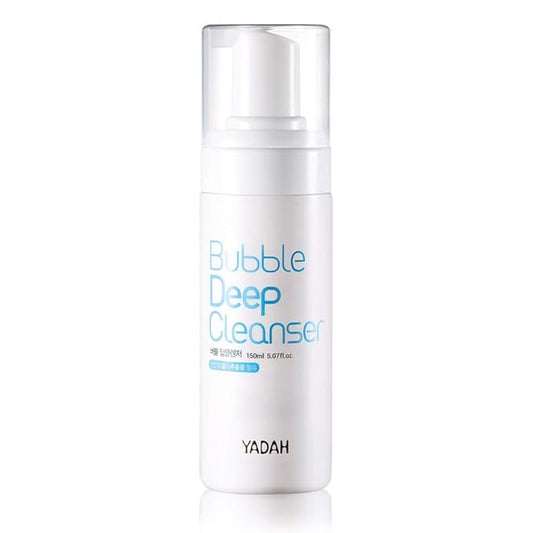 YADAH Bubble Deep Cleanser (5.07fl oz) - Vegan Foaming Cleanser, Soothing, Moisturizing, Clear Impurities. Korean Skin Care. Cactus, Orange Peel.