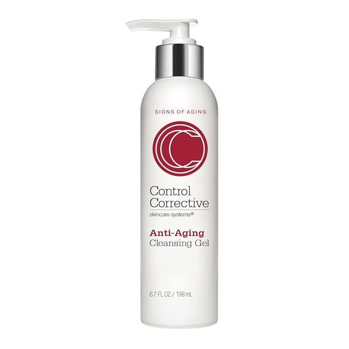 CONTROL CORRECTIVE Anti-Aging Cleansing Gel, 6.7 Fl Oz - An Advanced, Peptide-Infused Gentle Gel Cleanser That Helps Clarify And Balance The Complexion, Comforting, Calendula Flower, Witch Hazel