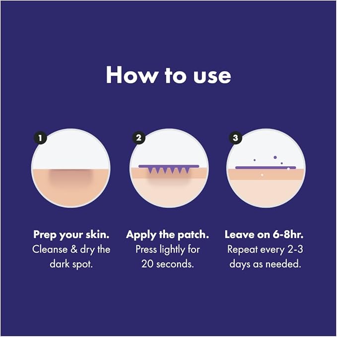 Hero Cosmetics Mighty Patch Micropoint™ for Dark Spots - Post-Blemish Dark Spot Patch with 395 Micropoints, Dermatologist Tested and Non-irritating (8 Count)