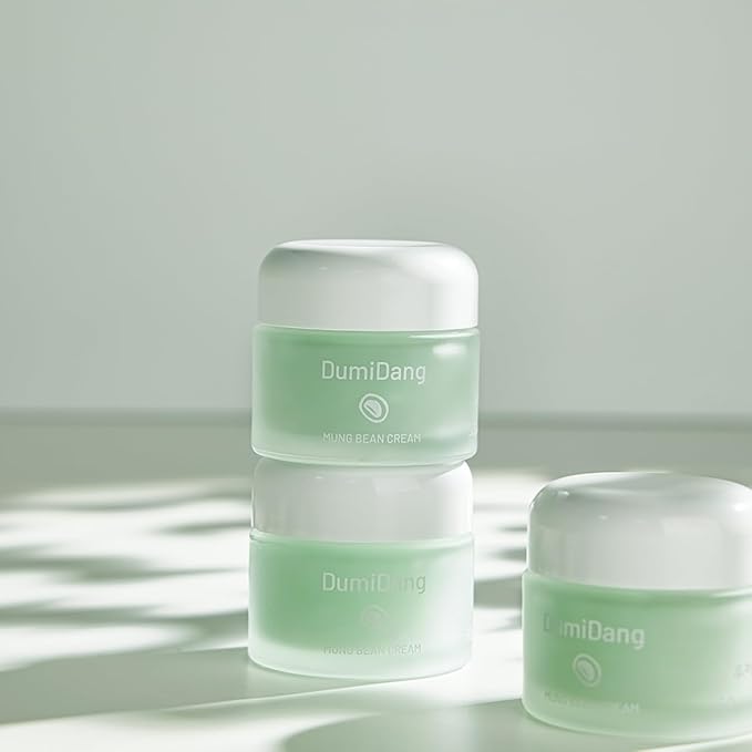 Mung Bean Cream - Korean Traditional Vegan Skincare Formula, Detoxifies and Soothes with Fermented Mung Bean Extract, Bifida Extract, Galactomyces, and Centella Asiatica, 50g | 1.76fl. oz.