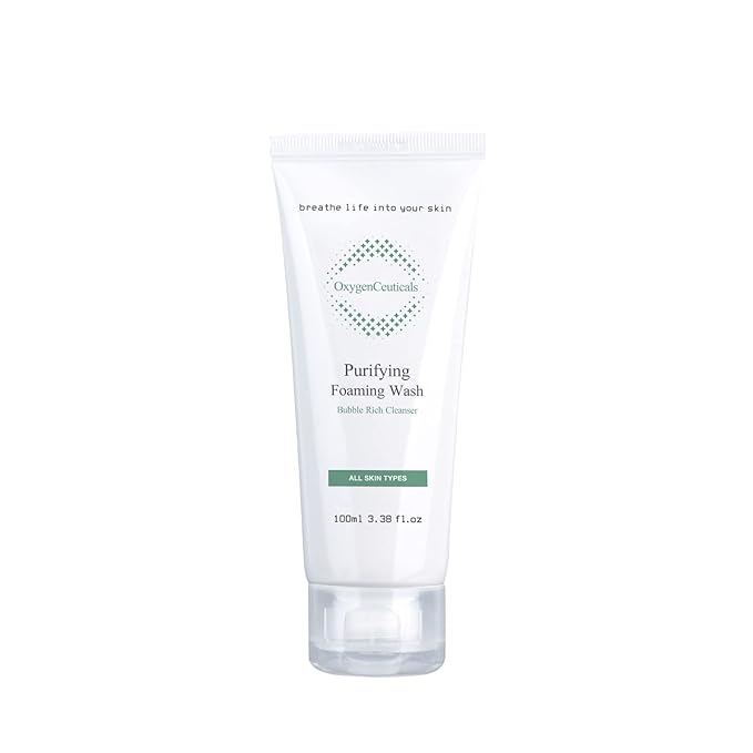 Purifying Foaming Wash 100ml / 3.38 fl.oz – pH 5.0 Low Acidic Gel Cleanser for Sensitive & Acne-Prone Skin, Gentle Face Wash with Anti-Inflammatory Botanic Extracts