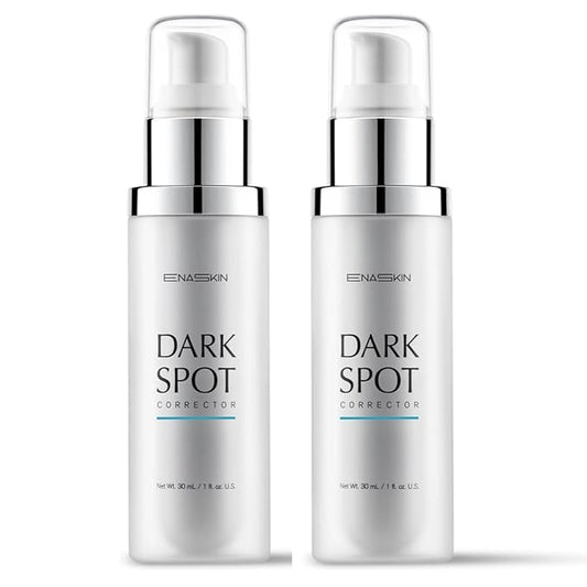 EnaSkin Dark Spot Remover Face & Body Serum: Age Spot Sun Spot Freckles Melasma Brown Spot - Advanced Formula with Niacinamide for Women and Men 1.0 Fl Oz (Pack of 2)
