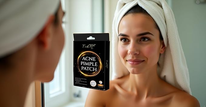 Pimple Patches – Hydrocolloid with Salicylic Acid, Tea Tree Oil & Niacinamide – Invisible, Waterproof for Blemish-Prone Skin – 36 Count