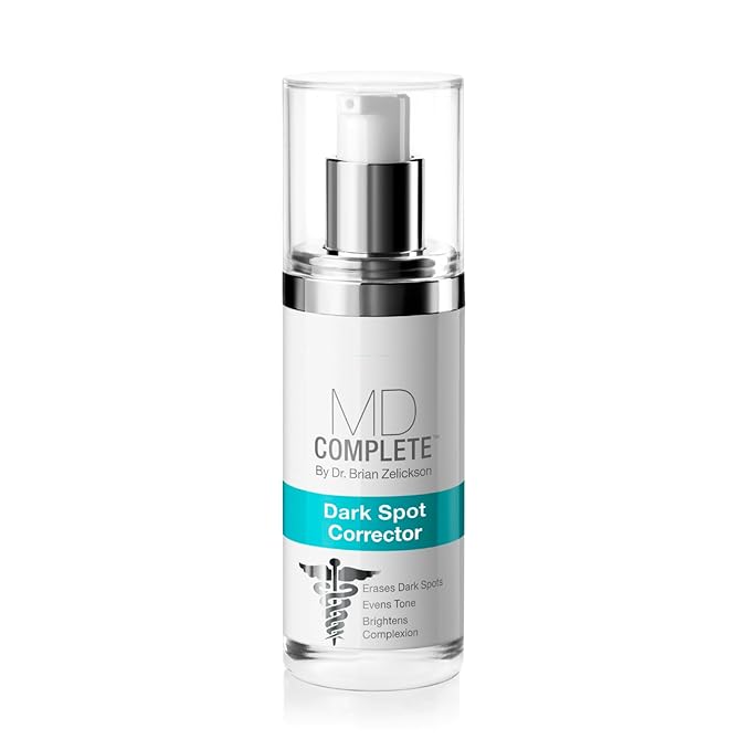 MD Complete Dark Spot Corrector | Anti-Aging | Professional Dark Spot Correction | With Tranexamic Acid, Vitamins C + E, Alpha Arbutin and Licorice Extracts 1.0 fl oz