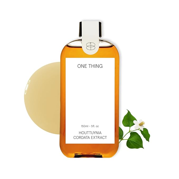 ONE THING Houttuynia Cordata Heartleaf Extract Toner 5.07 Fl Oz | Soothing Calming Hydrating Purifying Daily Facial Extracto, Oily Acne Prone Skin, Redness Irritation Relief | Vegan Korean Skin Care