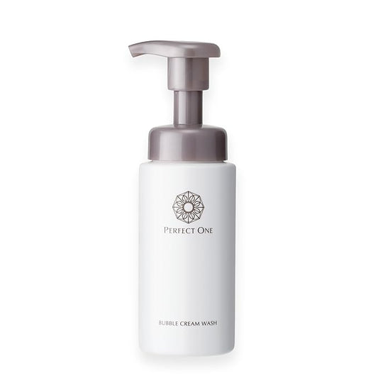 PERFECT ONE Bubble Cream Face Wash – Transforms from Foam to Cream, Face Cleanser w/Ultra-Fine Microbubbles, Gentle Formula – Facial Cleanser for All Skin Types – 7.01 Fl. Oz. (210ml)