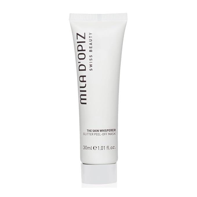 Mila d'Opiz The Skin Whisperer Glitter Peel Off Face Mask - Face Masks Skincare with Plant Stem Cells - Instant Plumping and Moisturizing - 1.01 oz
