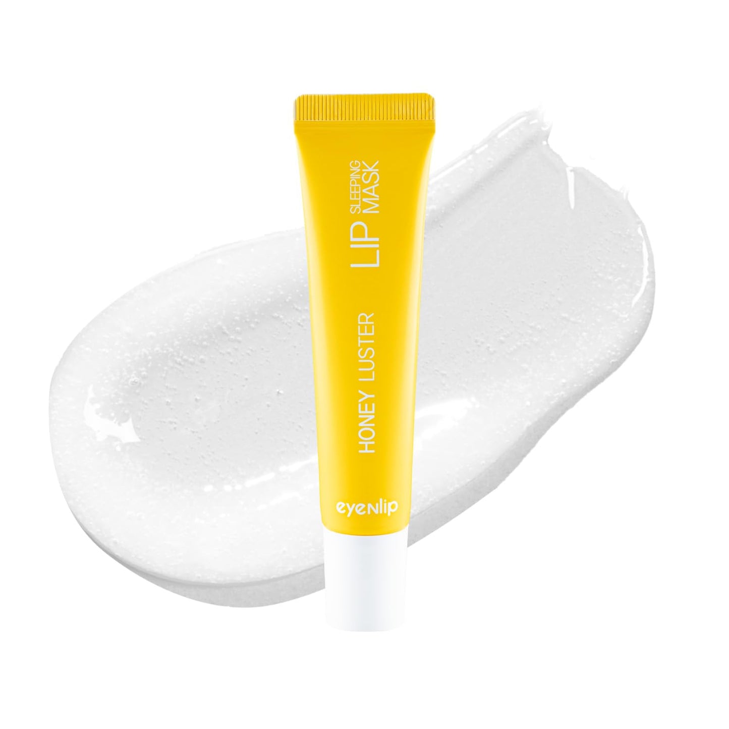 Honey Luster Lip Sleeping Mask 0.53 oz - Rich Overnight Balmy Treatment with Sunflower Oil, Collagen and Ceramide for Soft, Nourished Lips, Korean Skincare