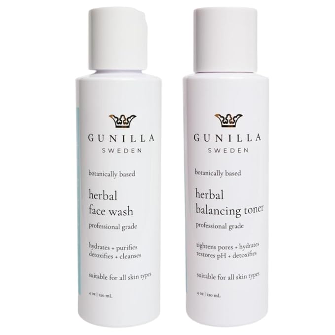 Gunilla Herbal Face Wash & Balancing Toner Bundle