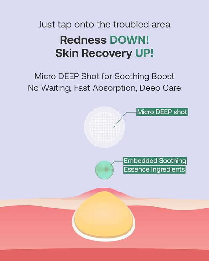 Yangyang Pine Quick Calming Spot Patch 12 Patches, Hyaluronic Acid Soothing Deep Shot, Blemish Relief, Pimples Care, Ultra-Thin Hydrocolloid Patch, Non-Irritating Acne Treatment