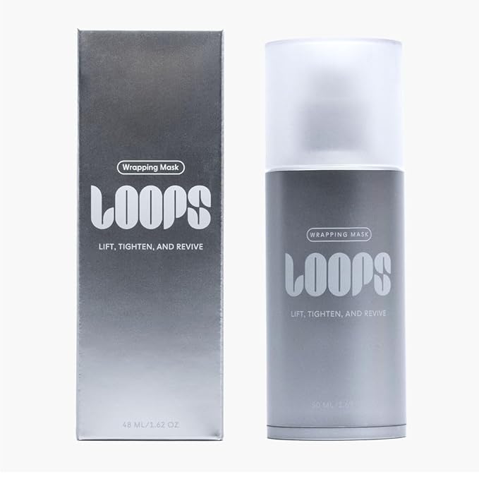 LOOPS Wrapping Mask - Lifts and Firms Skin - Anti-Aging Skincare - Collagen Face Masks - Skin Tightening Facial - Collagen Night Wrapping - Collagen's Mask's Overnight - Overnight Face Mask