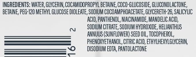 Cetaphil Gentle Exfoliating SA Cleanser, Foaming Gel Cleanser for All Skin Types, 8 Oz Pump Bottle, Salicylic Acid, Mandelic Acid & Gluconolactone, Gently Exfoliates, Dermatologist Recommended Brand