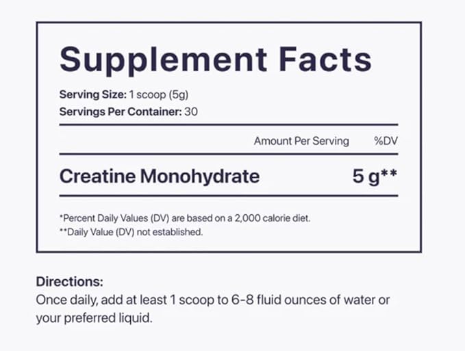 Beam Creatine Monohydrate Powder - Micronized Creatine for Muscle Growth, Strength, Endurance & Recovery - Unflavored, Fast-Dissolving, Workout Supplement for Men & Women, Keto & Vegan - 30 Servings