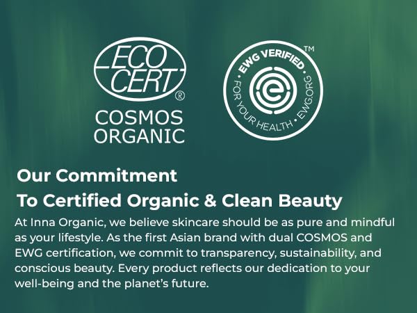 Inna Organic Myrrh Hydrating Serum, hydrating & moisturizing, strengthen moisturizing effect, EWG verified clean beauty, COSMOS certified organic, vegan beauty, cruelty free skin care