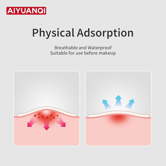 Pimple Patches(2 Sizes 180 Counts), Big Acne Patches- Hydrocolloid Patch for Covering Zits and Blemishes, Spot Stickers with Tea Tree Oil Salicylic acid