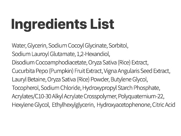 AQUA RICE FOAM CLEANSER | Facial Cleanser, Rice Extract Rice Powder Cleanser with Mild Cleansing, Glycerin,Vegan, Face Wash, Korean Skincareㅣ 80ml 2.7 Fl Oz