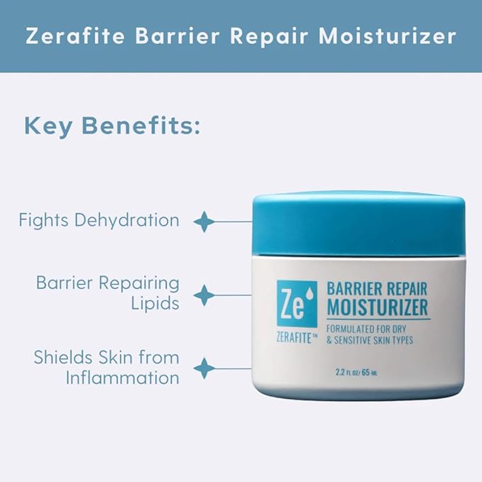 Barrier Repair Face Moisturizer for Dry & Sensitive Skin Types (2.2 fl. oz./65 ML)