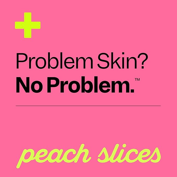 Peach Slices | Acne Spot Dots | Hydrocolloid Acne Patches | For Zits, Blemishes, & Breakouts | Vegan | Cruelty-Free | Pimple Patches | Facial Skin Care Products | 3 Sizes (7mm, 10mm, & 12mm) | 60 Ct