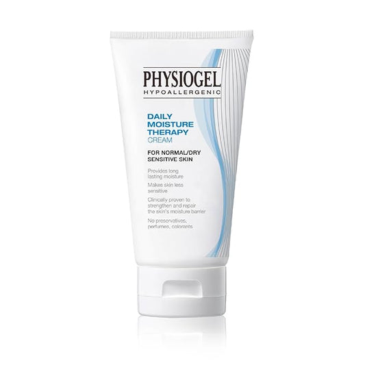 Physiogel Daily Hydrating Facial Moisturizer Lightweight Cream, 72 hrs Hydration for Dry & Sensitive Skin, Korean skin care, Fragrance-Free, Non-Comedogenic, Dermatologist-Tested, Ceramide, Squalane.