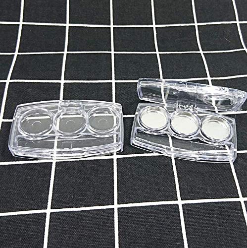 10 Pcs Clear Empty Eyeshadow Palette Plastic Eyeshadow