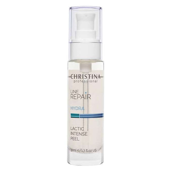 Christina Line Repair Hydra Intense Facial Peeling with Lactic Acid AHA | Enhanced Cell Renewal with Witch Hazel | Rejuvenation and Moisturization for Dry, Normal, Oily Skin 75ml