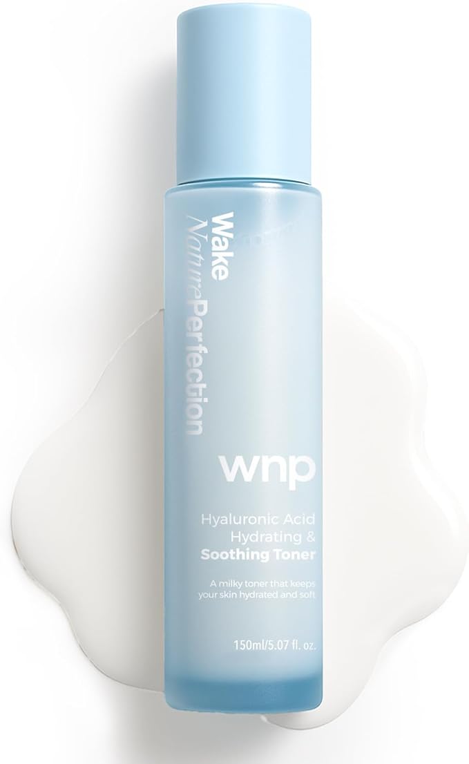 WNP Hyaluronic Acid Hydrating&Soothing Toner: 4D Hyaluronic Acid,Red Algae Extract,Bifida Ferment Lysate, Panthenol Deep Moisture&Skin Barrier Repair Vegan Skincare for Dry & Sensitive Skin
