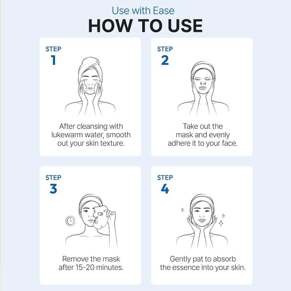 ZIOSTAND Marine Collagen Gold Essence Mask ㅣ Firming Sheet for Skin Elasticity ㅣ Lifting Daily Skincare ㅣ Korean Youthful Glow Face Mask ㅣ 5 of Pack