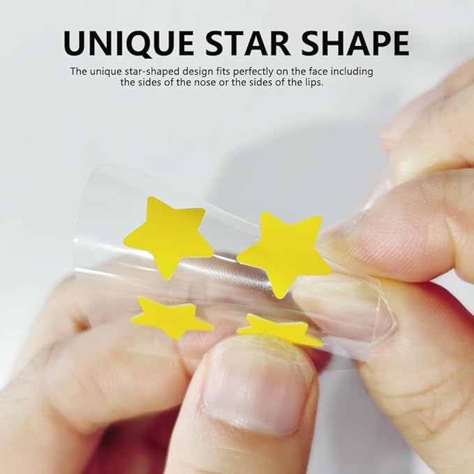 Hydrocolloid Patch Acne Patches Cute Star Spot Stickers Pimple Patches for Face Zit Patch(32 Count)