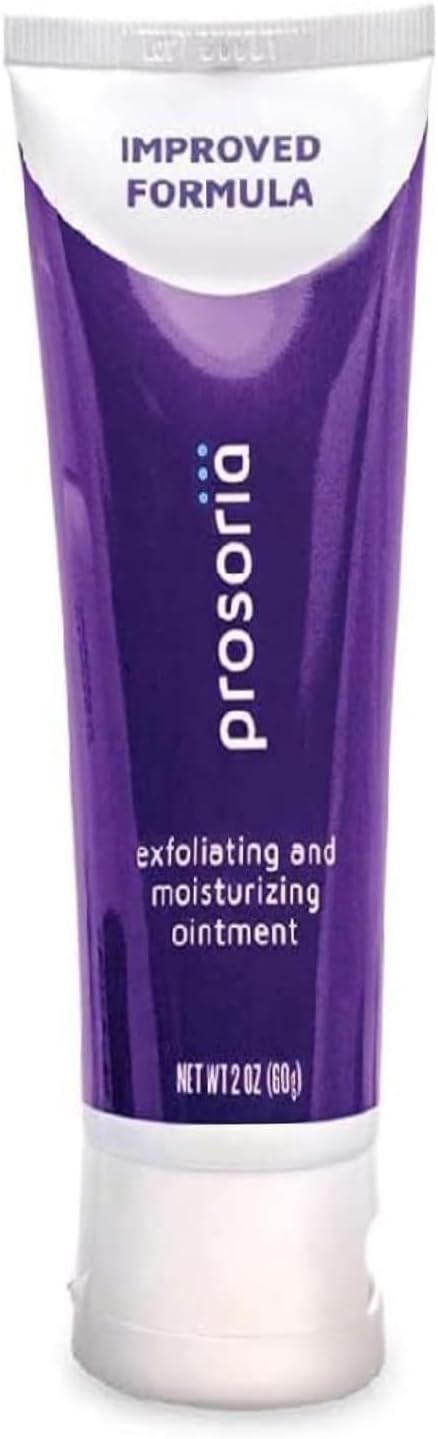 Psoriasis Exfoliating & Moisturizing Ointment – 2oz | Psoriasis Care to Restore Dry, Rough, Cracked or Scaling Skin - Shea Butter, Vitamin E, Steroid-Free | Great for Knees and Elbows