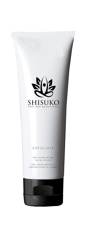 Shisuko Exfoliating Face Polish - Renewed Glow 2in1 gentle cleanser derived from Sugar. Smooths and Brightens without drying. Rapid results, using 2-3 X a week, can last up to 3 Mo - 4 oz