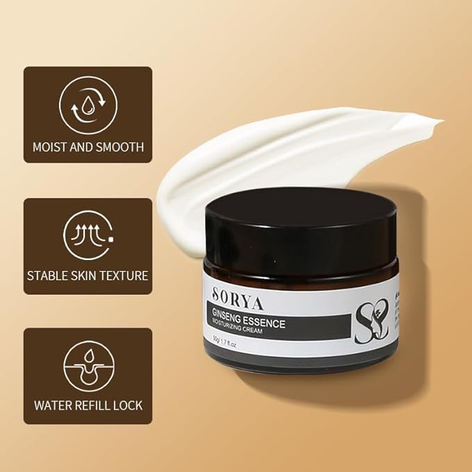 Korean Red Ginseng Skin Care Set of 8 Anti-Aging Skincare Routine Serum, Toner, Lotion Pore Cleanser, Hydrating Moisturizer For Most Skin Types