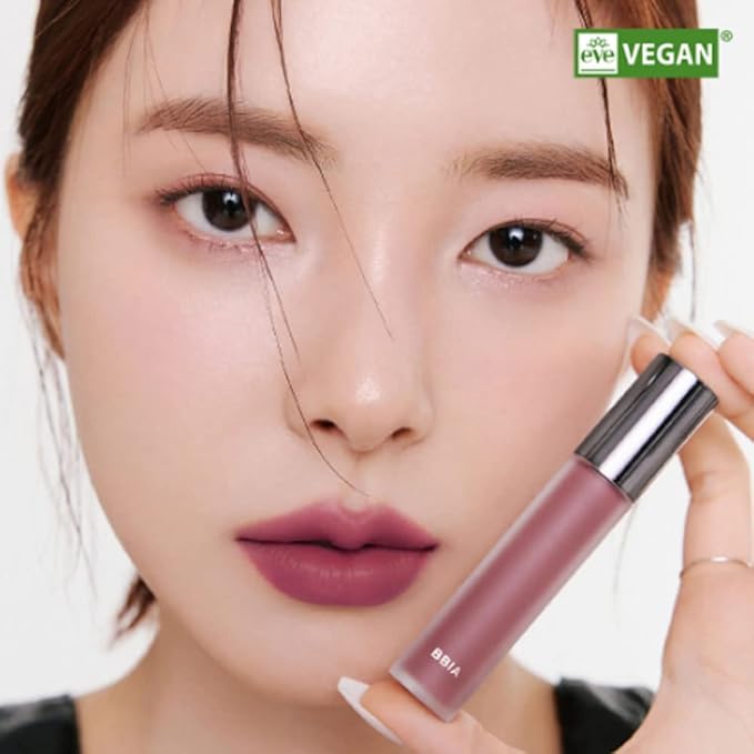 BBIA Last Velvet Tint - Soft & Creamy Matte Finish Lip Stain, Blur Effect with Velvety Texture, Long-Lasting, High Pigment, Lightweight, Non-Drying, Vegan, Korean Lip Makeup (V36 FEIGN COOL)