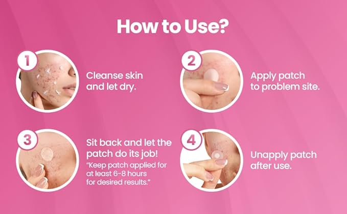 Hydrocolloid Healing Acne Care - Pimple Patches Acne Spot Treatment for Face and Skin - Korean skin care - Invisible & Concealable Zit Treatment Stickers