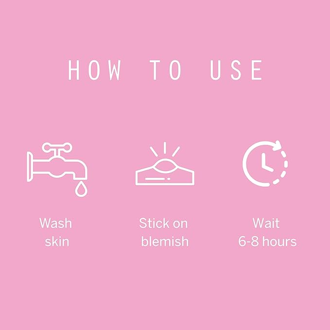 Dot Pimple Zit Patches for Face – Dermatologist Recommended & Ranked 1 for Most Effective Blemish Support – All Natural Hydrocolloid Acne Stickers with Vitamin C & Salicylic Acid (10 mm, 120 ct)