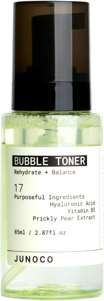 JUNO & Co. Bubble Toner for Face Rehydrating and Balancing Facial Toner 85ml/2.87 Fl Oz