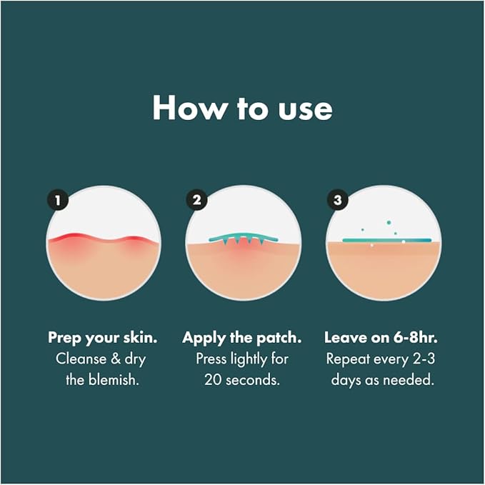 Hero Cosmetics Mighty Patch Micropoint™ XL for Blemishes - Hydrocolloid Acne Spot Treatment Patch for Early Stage Zits and Hidden Pimples, 1,385 Proprietary Micropoints (6 Count)