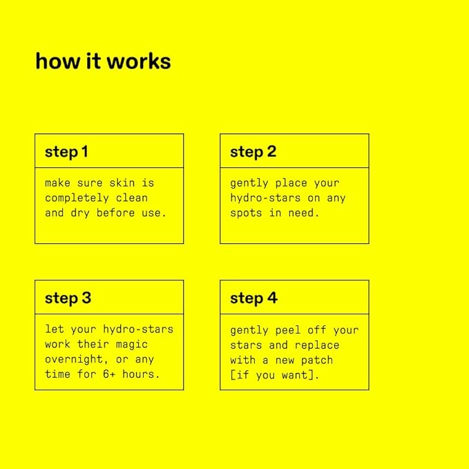 Starface Hydro-Stars BIG PACK, Hydrocolloid Pimple Patches, Absorb Fluid and Reduce Redness, Cute Star Shape, Cruelty-Free Skincare (96 Count)