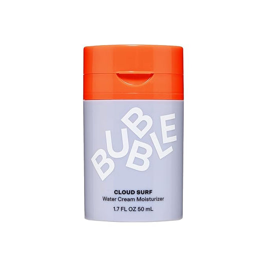 Bubble Skincare Cloud Surf Water Cream Face Moisturizer - Hydrating & Mattifying Moisturizer to Help Rebalance Oils and Minimize Pores with Celery Seed Extract - Suitable for Sensitive Skin (50ml)