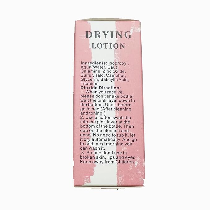 MO TULIP Acne Drying Lotion, Overnight Acne Acid and Acne Spot Treatment for Face and Body, Pimple Lotion Spot Treatment, Dry Out Pimples, Blemishes, and Clean pores (1OZ)