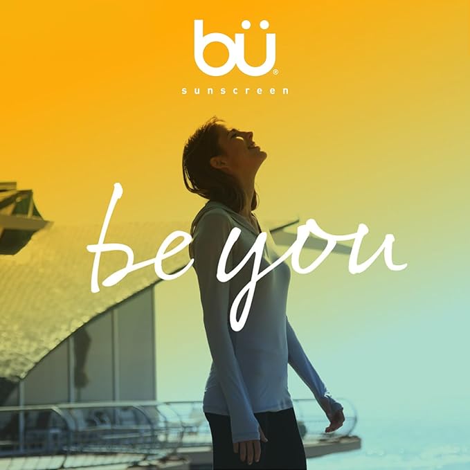 BU SPF 50 Sunscreen Spray for Face and Body, Fragrance Free, Clear, Non Greasy, Water Resistant, for Sensitive Skin, 3.3 oz