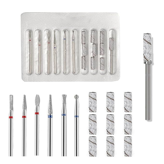 10 Piece Nail Drill Bits
