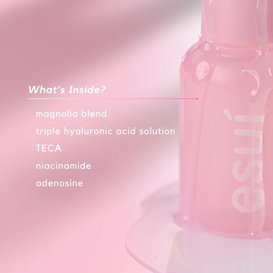 Esuí Magnolia Hydro Glow Serum - Daily Hydrating Serum For Dry Skin, Korean Skincare by Esui, 30ml, 1 fl oz