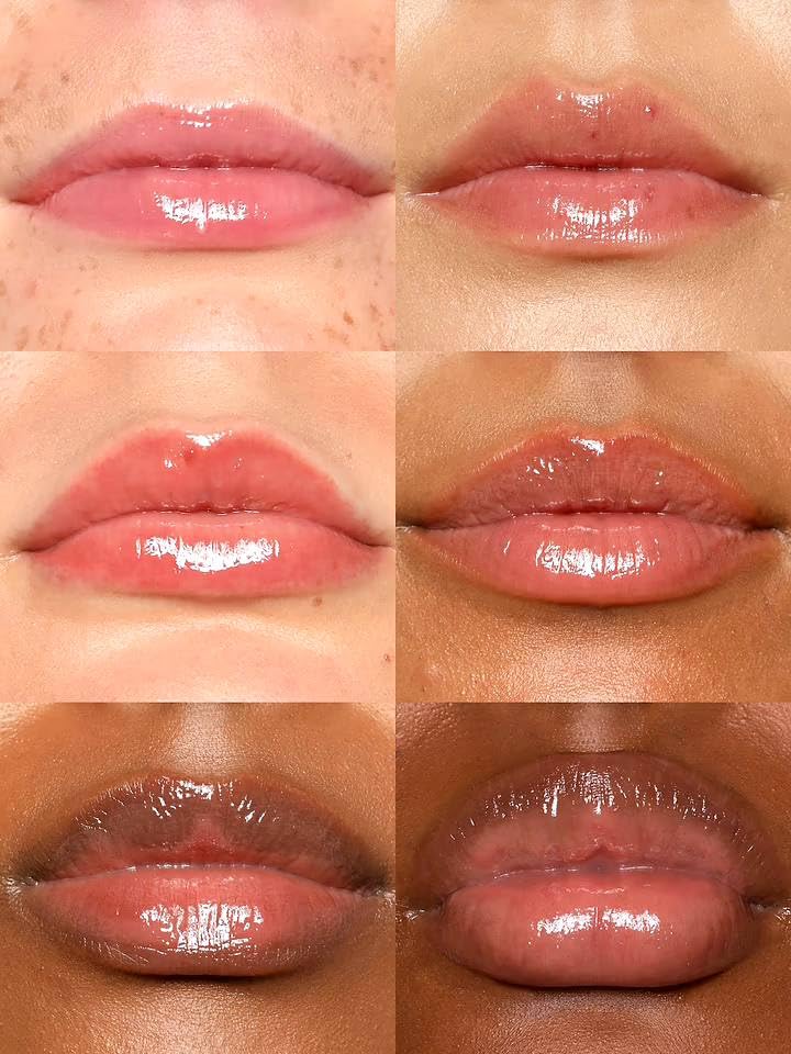 REFY Lip Gloss - Blush (Light, neutral pink) + Bonus Premium Korean Hydrating Sheet Masque