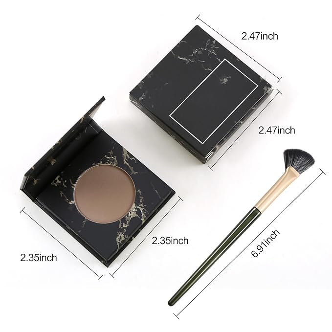 Erinde Matte Grey Contour Palette, Cool Toned Face