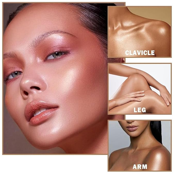 Shimmer Body Oil, Created for Melanin Rich Skin, (GOLDEN BROWN)